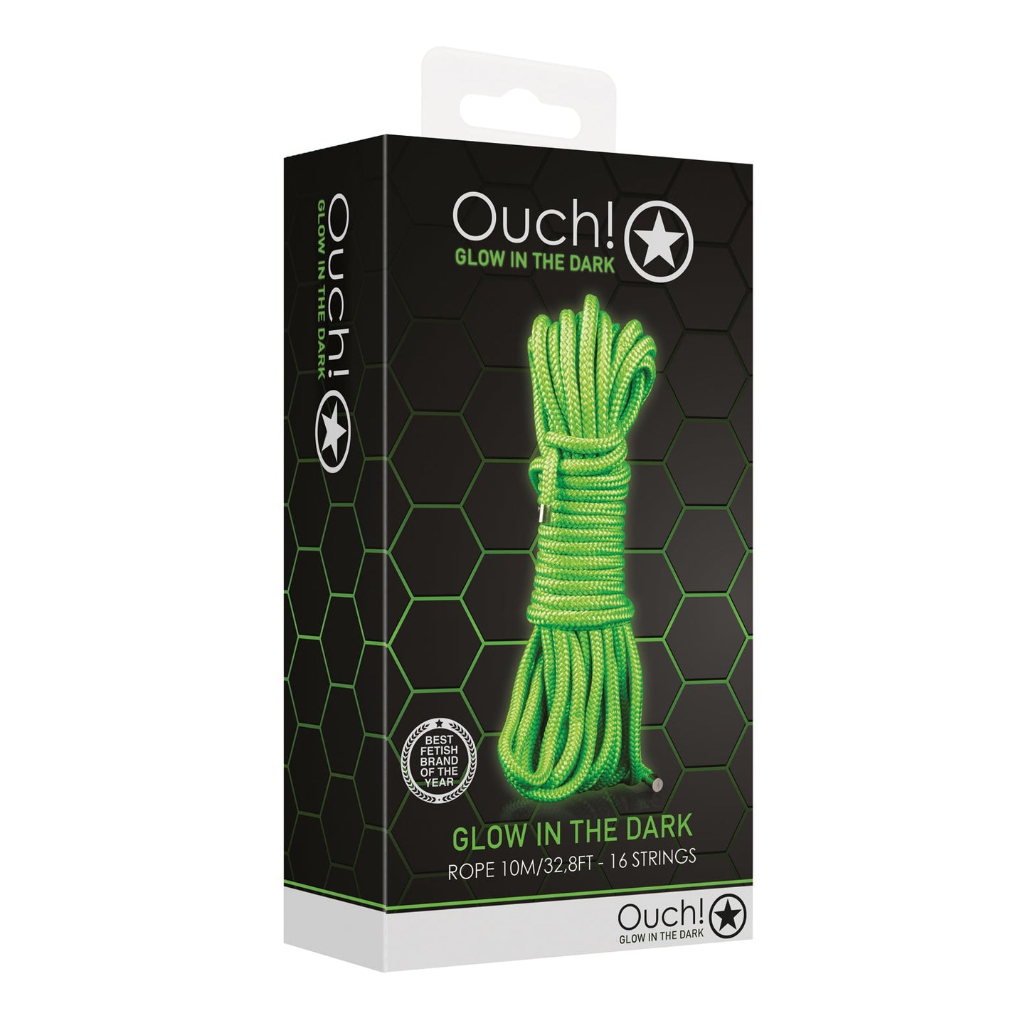 Shots Ouch Rope - 10m Glow in the Dark