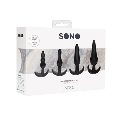 Shots Sono No. 8 Butt Plug - Set of 4