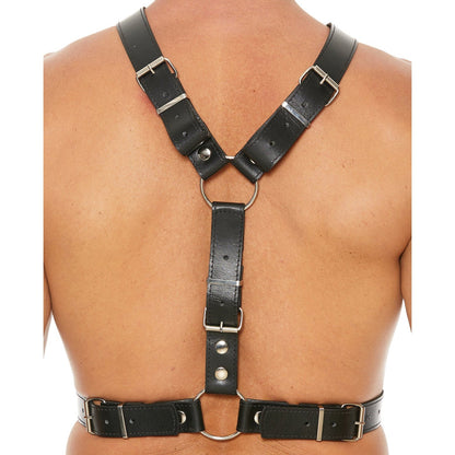 Shots Uomo Men's Harness with Metal Bit