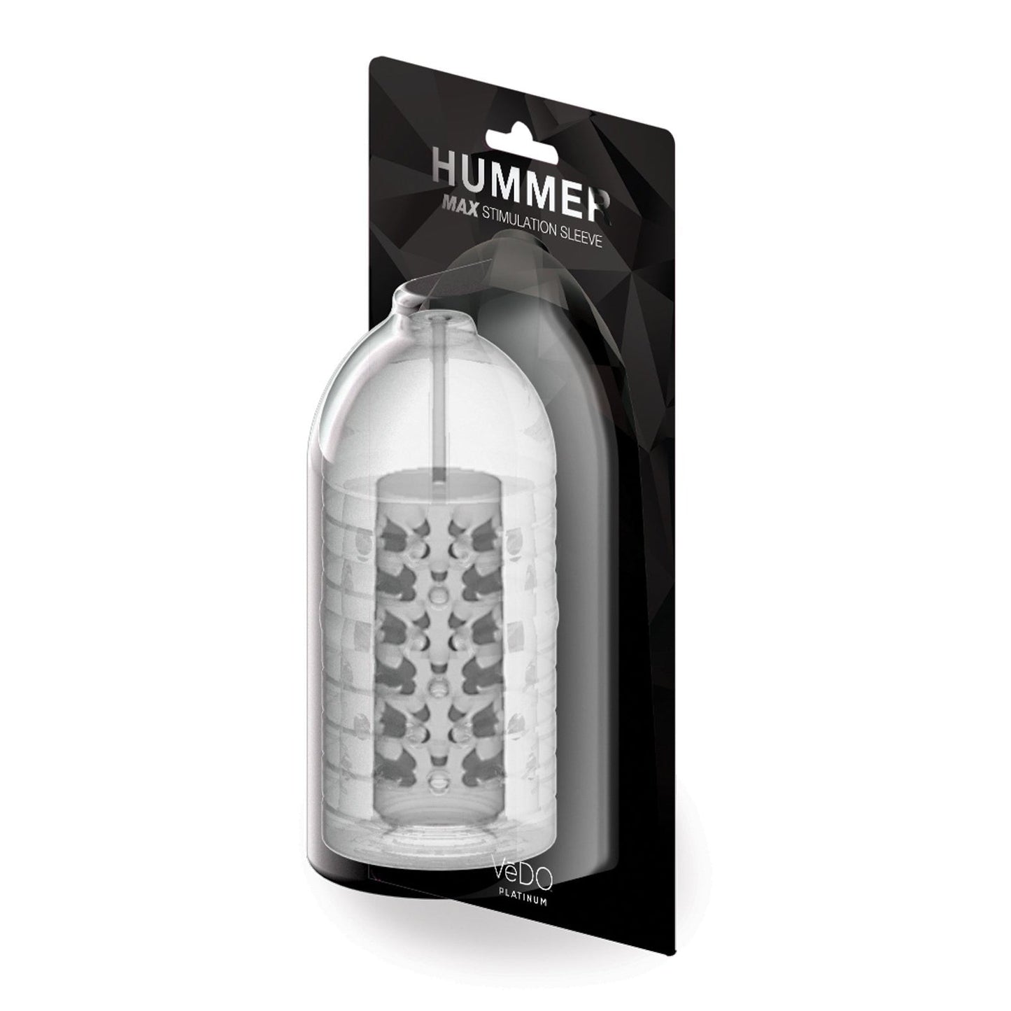 Vedo Hummer Textured Sleeve - Crystal Clear