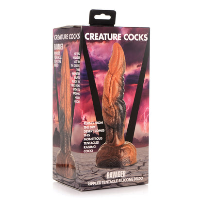 Creature Cocks Ravager Gode en silicone tentacule ondulé 