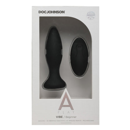 A Play VIBE Rechargeable Silicone Anal Plug w/Remote