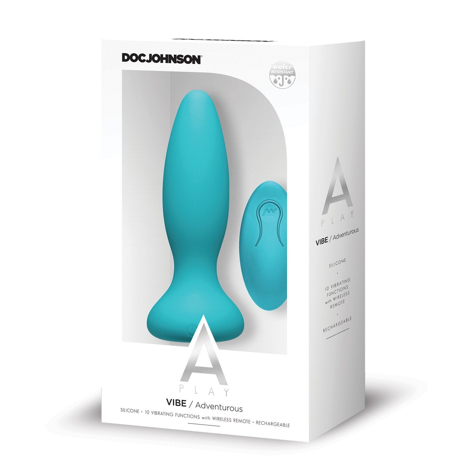 A Play VIBE Rechargeable Silicone Anal Plug w/Remote  Adam's Toy Box