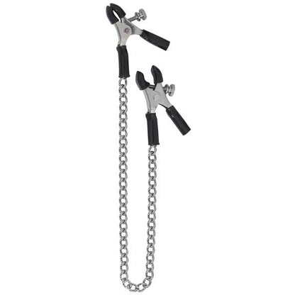 Adjustable Micro Plier Nipple Clamps w/Link Chain