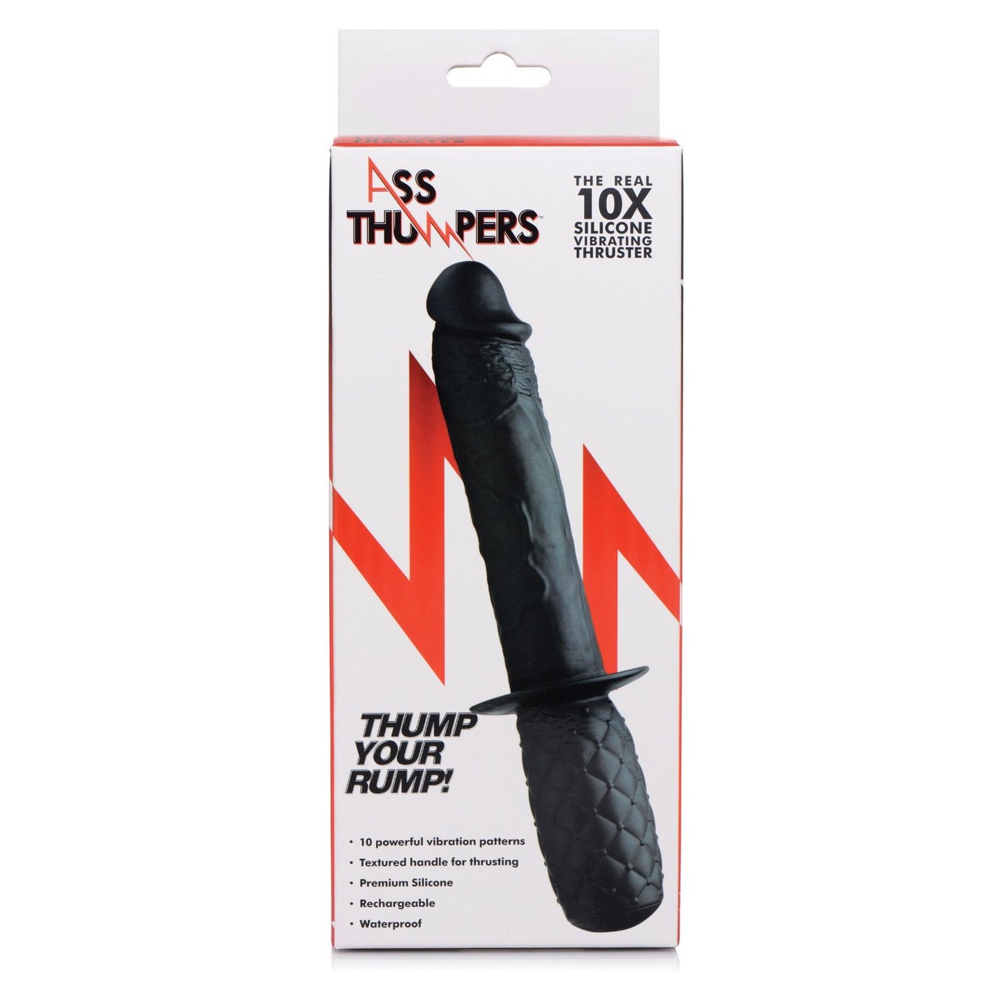 Ass Thumpers Real 10x Silicone Vibrating Thruster