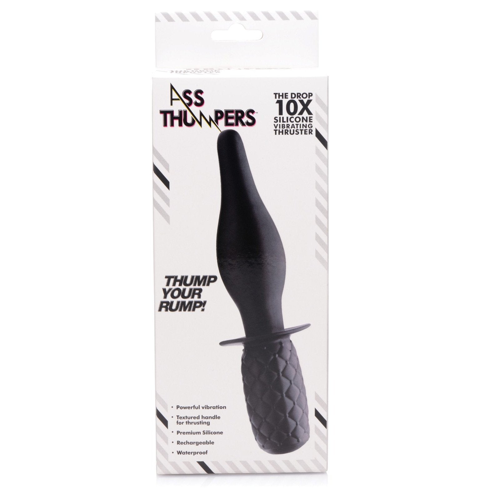 Ass Thumpers The Drop 10x Silicone Vibrating Thruster
