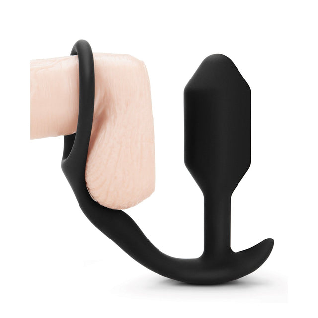 Example: b-Vibe Snug & Tug Weighted Silicone & Penis Ring