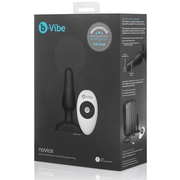 B-Vibe Remote Novice Butt Plug