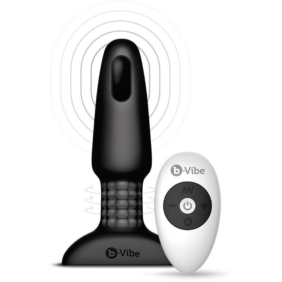 B Vibe - Vibrating Remote Control Rimming Butt Plug