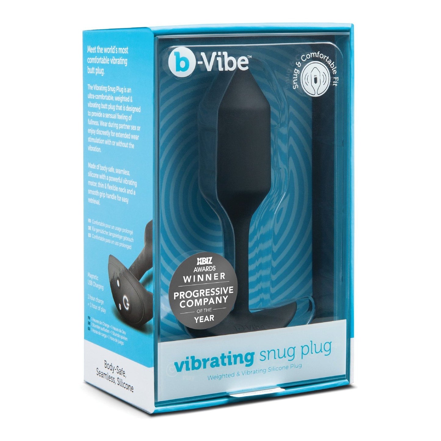 b-Vibe Vibrating Weighted Snug Plug