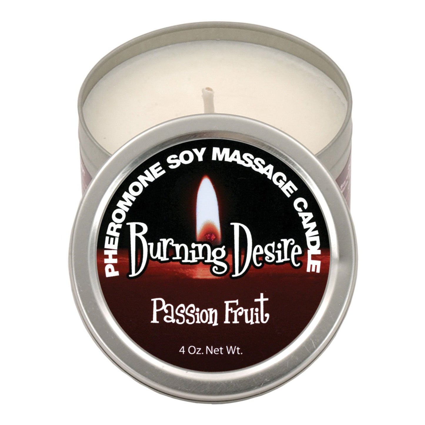 Burning Desire Pheromone Soy Massage Candle