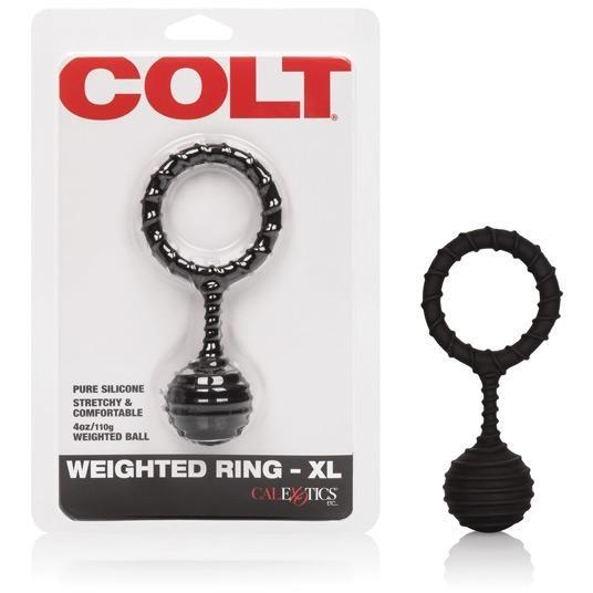 Silicone Large Weighted C-Ring Ball Stretcher by CalExotics