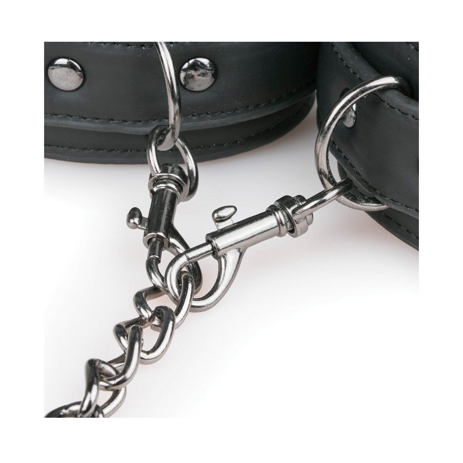 Easy Toys Faux Leather Collar w/ Handcuffs