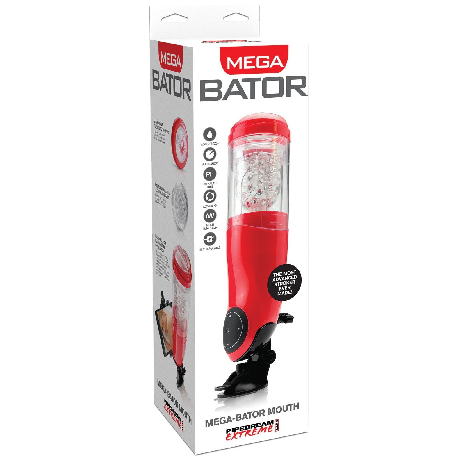 Extreme Toyz Mega Bator Rechargeable Strokers Mouth