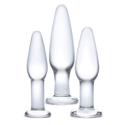 Glas 3 pc Glass Anal Training Kit