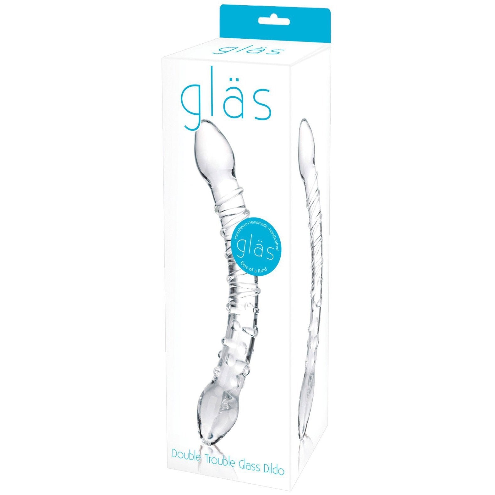Shop Glas Double Trouble Glass Dildo | Gay Men's Dildos Adam's Toy Box Shop Glas Double Trouble Glass Dildo | Gay Men's Dildos Adam's Toy Box