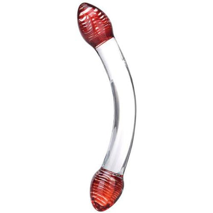 Glas Red Head Double Glass Dildo