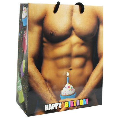 Happy Birthday! Man & Cup Cake Gift Bag