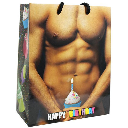 Happy Birthday! Man & Cup Cake Gift Bag