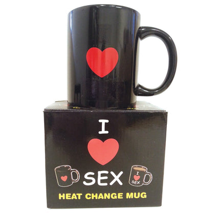 I Love Sex Heat Changing Heart Mug