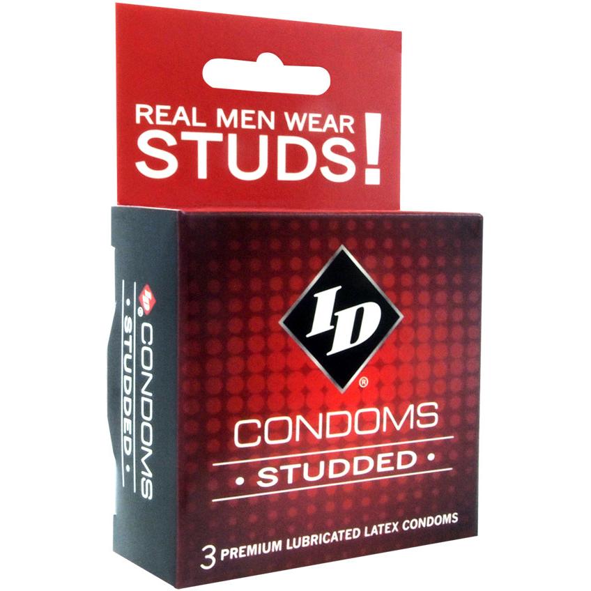 ID Studded Condoms - Box of 3