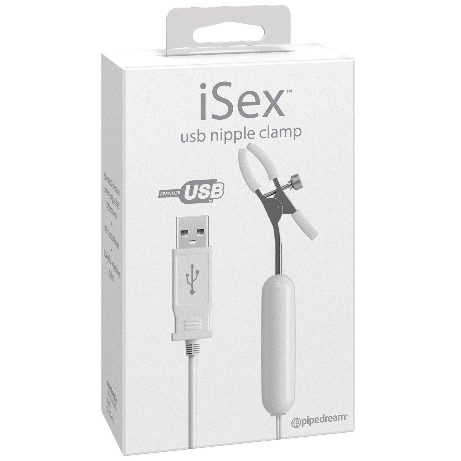 iSex USB Vibrating Nipple Clamp