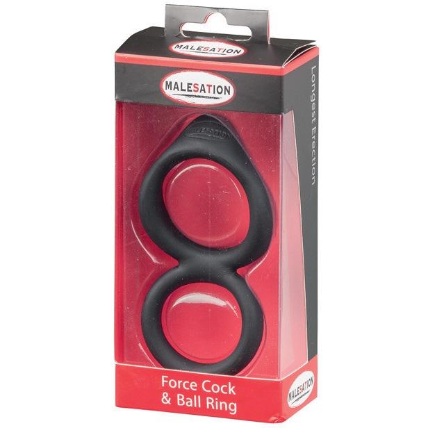 Malesation Force Silicone Double Cock Ring