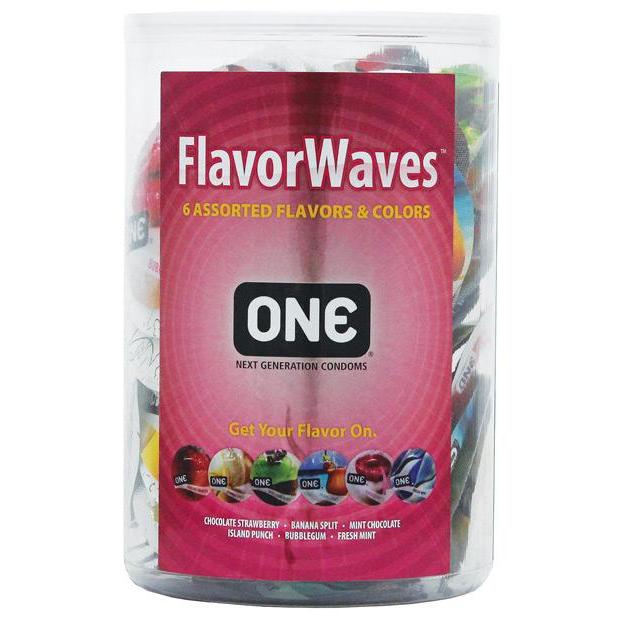 One Condoms Flavor Waves - 100 Pack