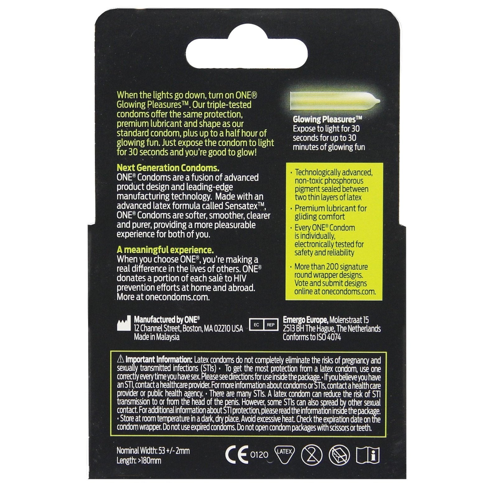 Shop ONE Glowing Pleasures Condoms - Box of 3 | Classic Condoms Adam's Toy Box Shop ONE Glowing Pleasures Condoms - Box of 3 | Classic Condoms Adam's Toy Box
