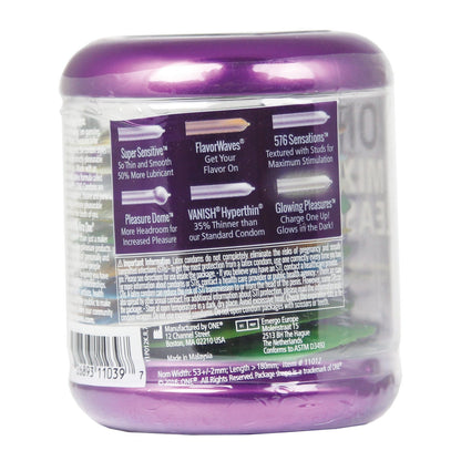 ONE Mixed Pleasures Condoms - Jar of 12