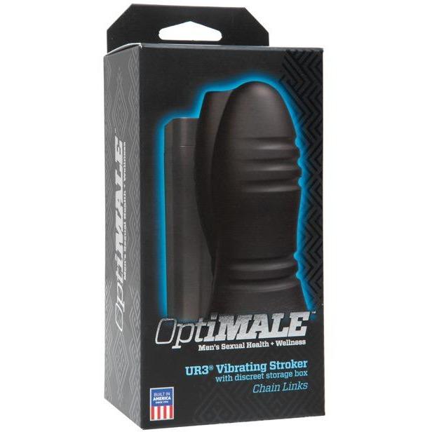 Optimale Ultraskyn Vibrating Stroker with Chain Links