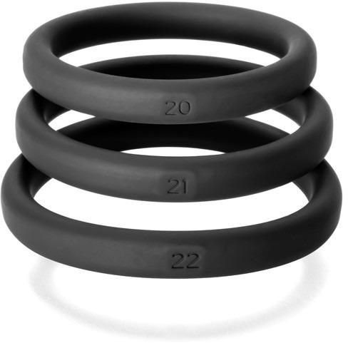 Xact Fit Silicone Cock Rings, Set of 2 - The Tool Shed: An Erotic