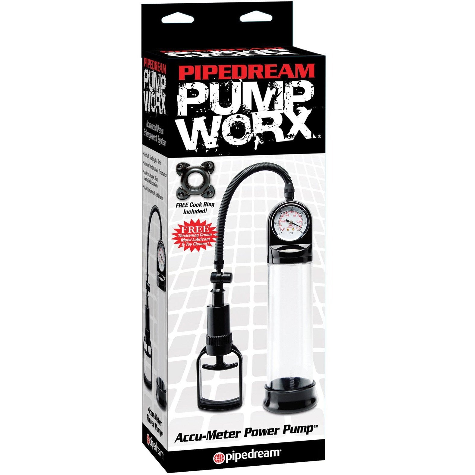 Shop Pump Worx Accu Meter Power Pump Penis Pumps Adam s Toy Box