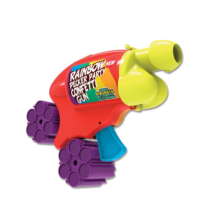 Rainbow Pecker Party Confetti Gun