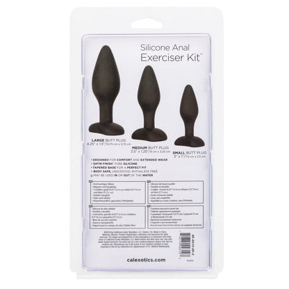 Silicone Anal Exerciser Kit