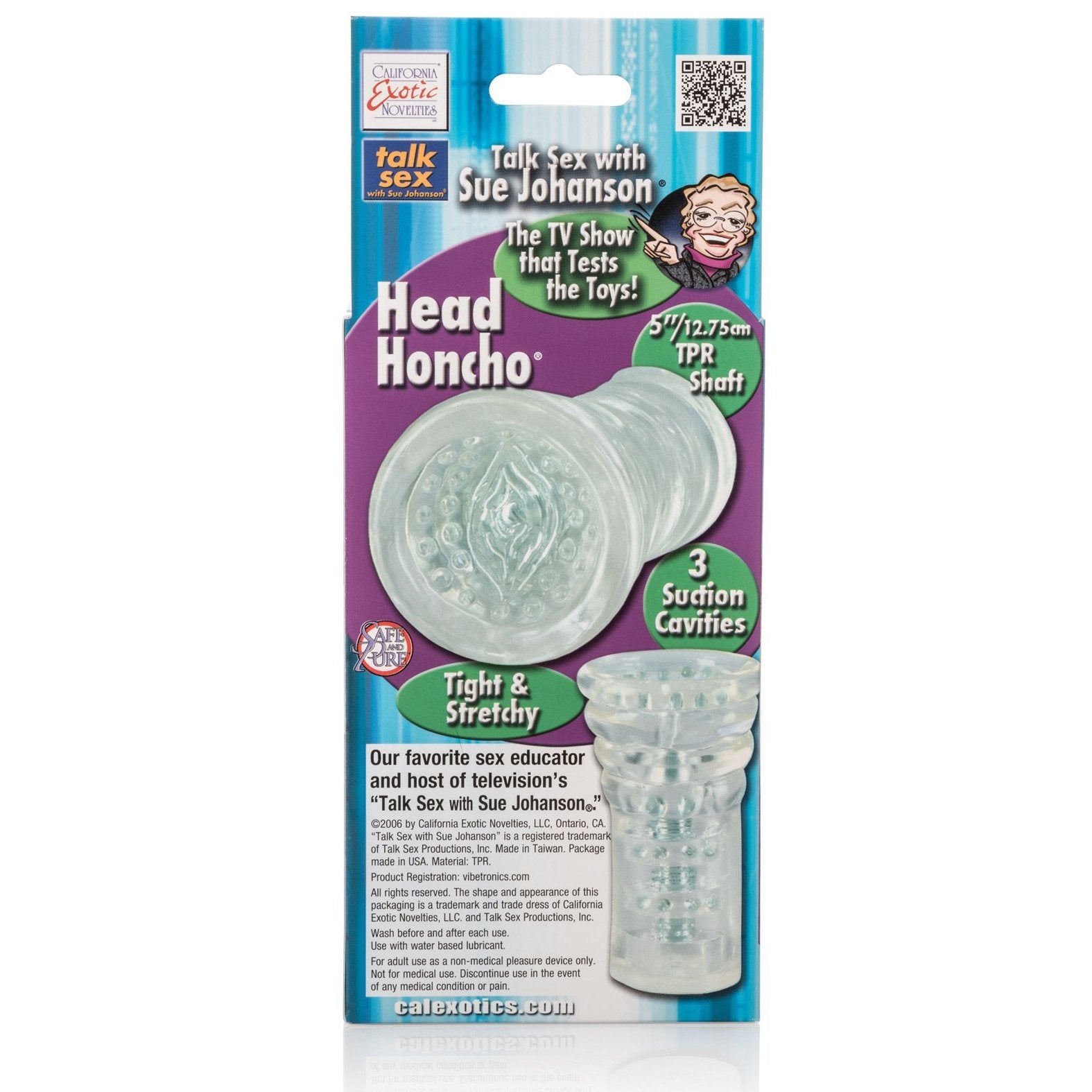 Shop Sue Johanson Head Honcho | Strokers & Sleeves Adam's Toy Box Shop Sue Johanson Head Honcho | Strokers & Sleeves Adam's Toy Box