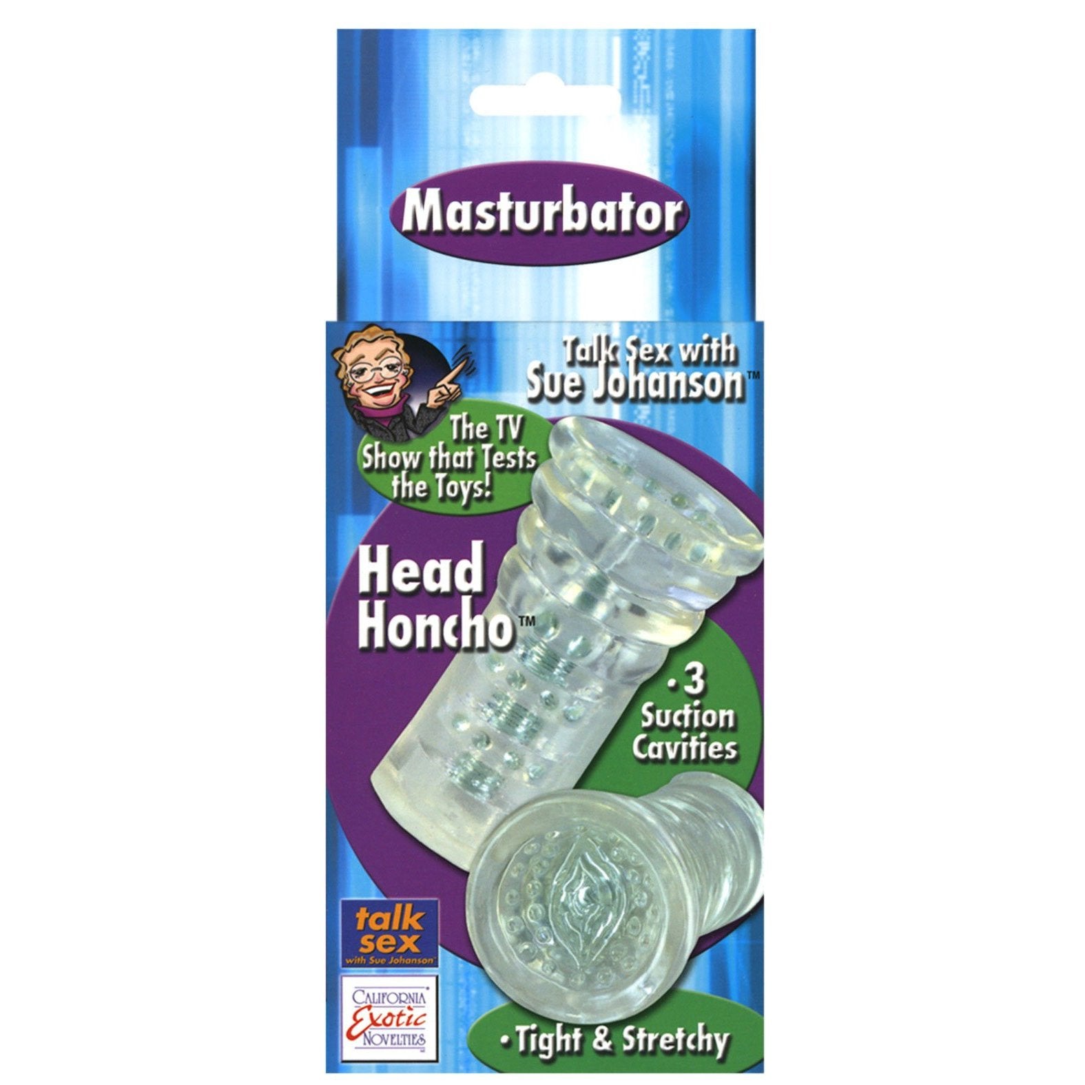 Shop Sue Johanson Head Honcho | Strokers & Sleeves Adam's Toy Box Shop Sue Johanson Head Honcho | Strokers & Sleeves Adam's Toy Box