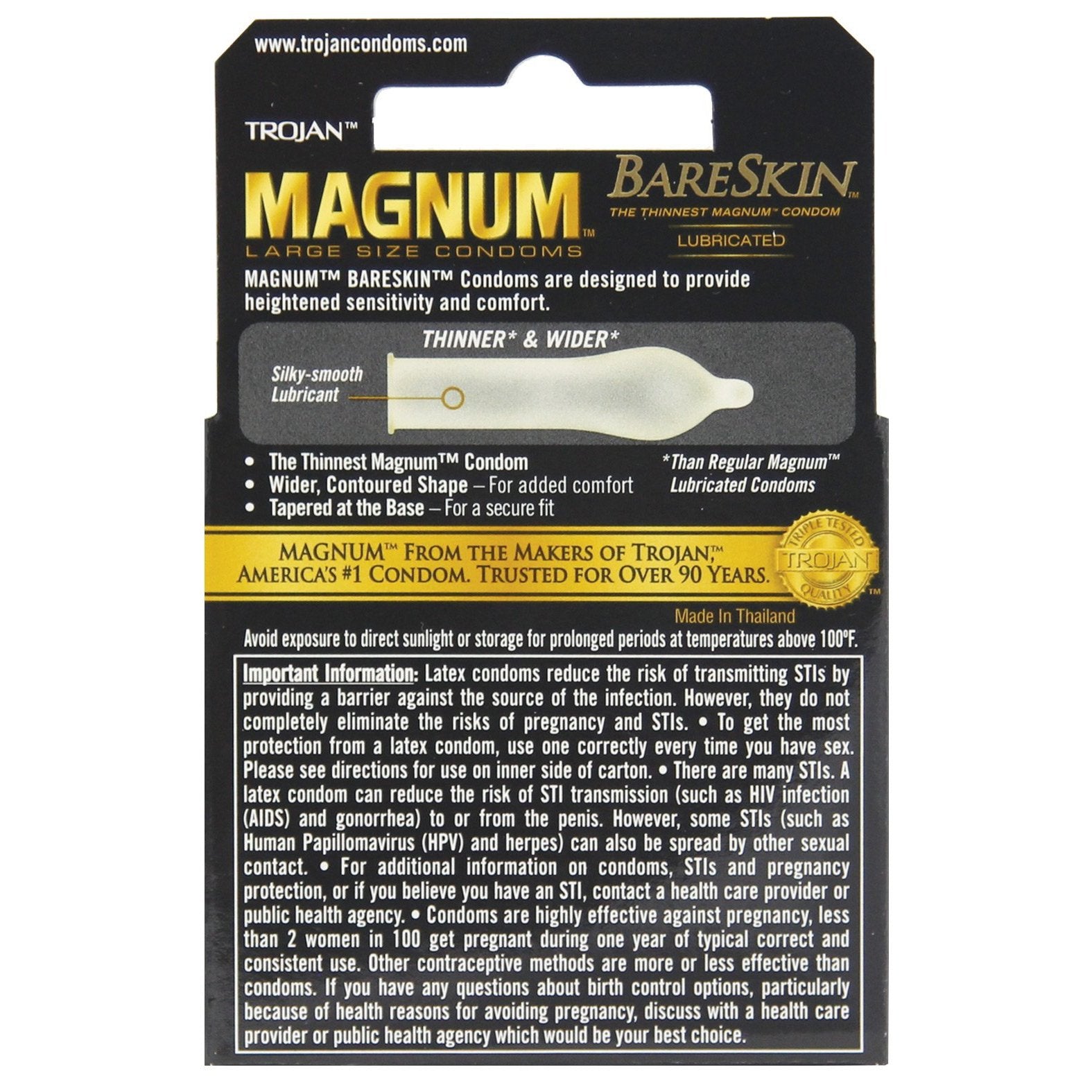 Shop Trojan Magnum Bareskin Condoms - Pack Of 3 | Large Condoms Adam's Toy Box Shop Trojan Magnum Bareskin Condoms - Pack Of 3 | Large Condoms Adam's Toy Box