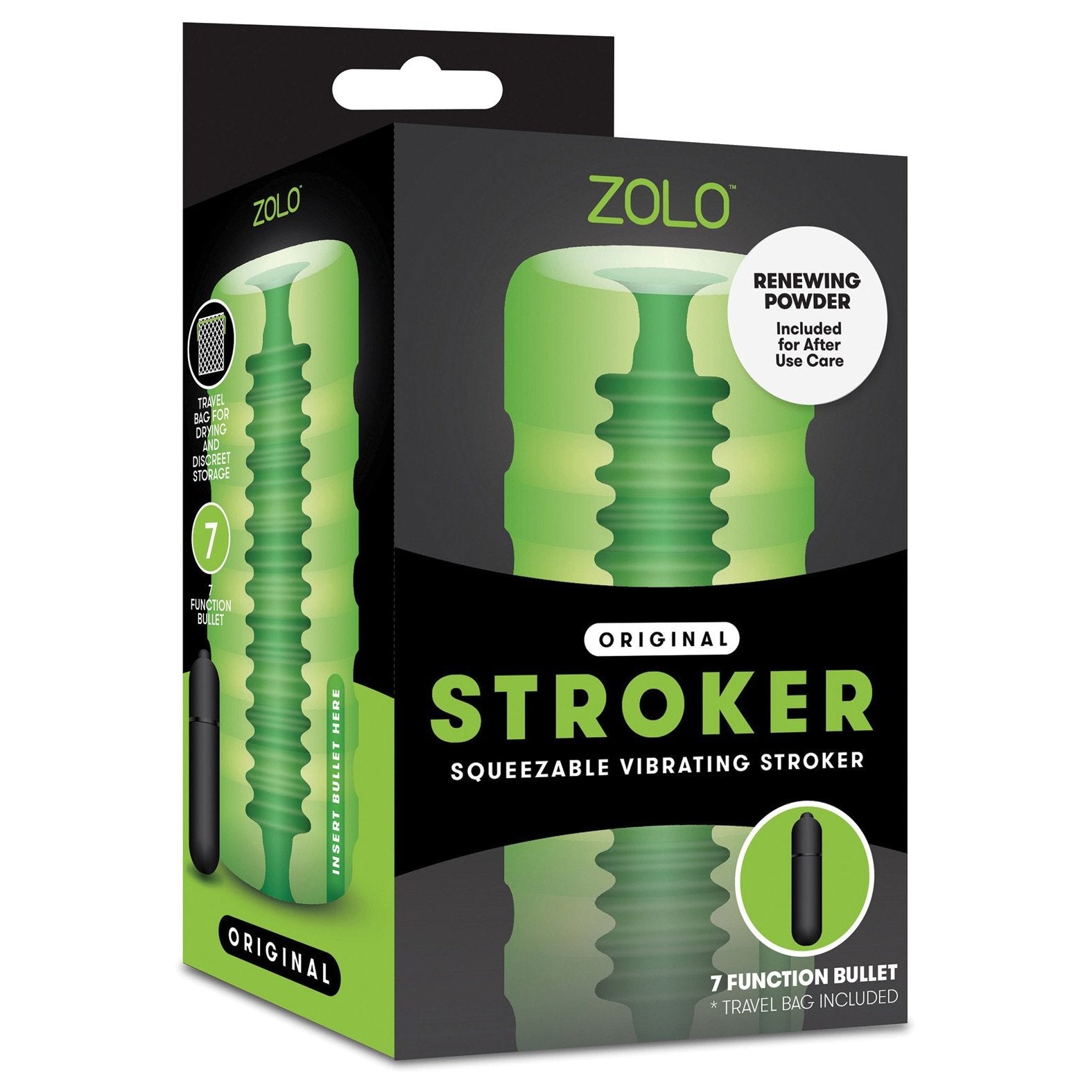 ZOLO Original Squeezable Vibrating Stroker